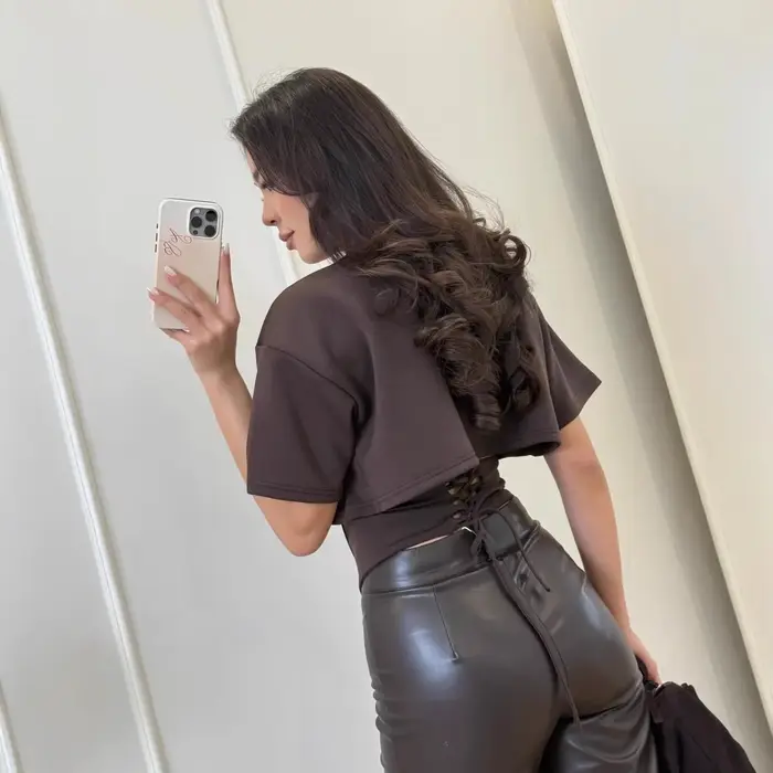 T-shirt Corset d'été pour femme
