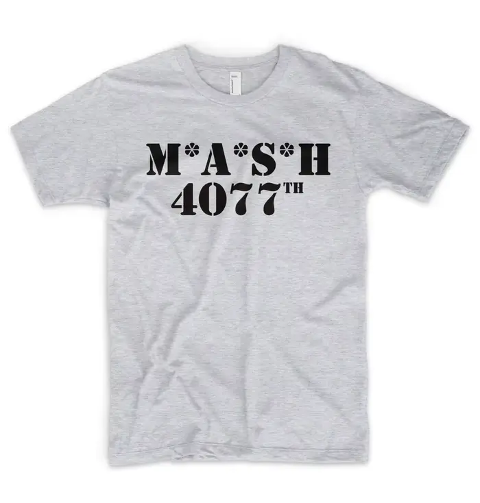 Top M A S H 4077 armée militaire vert US Marines RAF rétro MASH 4077TH t-shirt harajuku surdimensionné hommes vêtements graphiques t-shirts