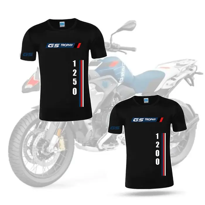 T-shirt de course de moto pour homme