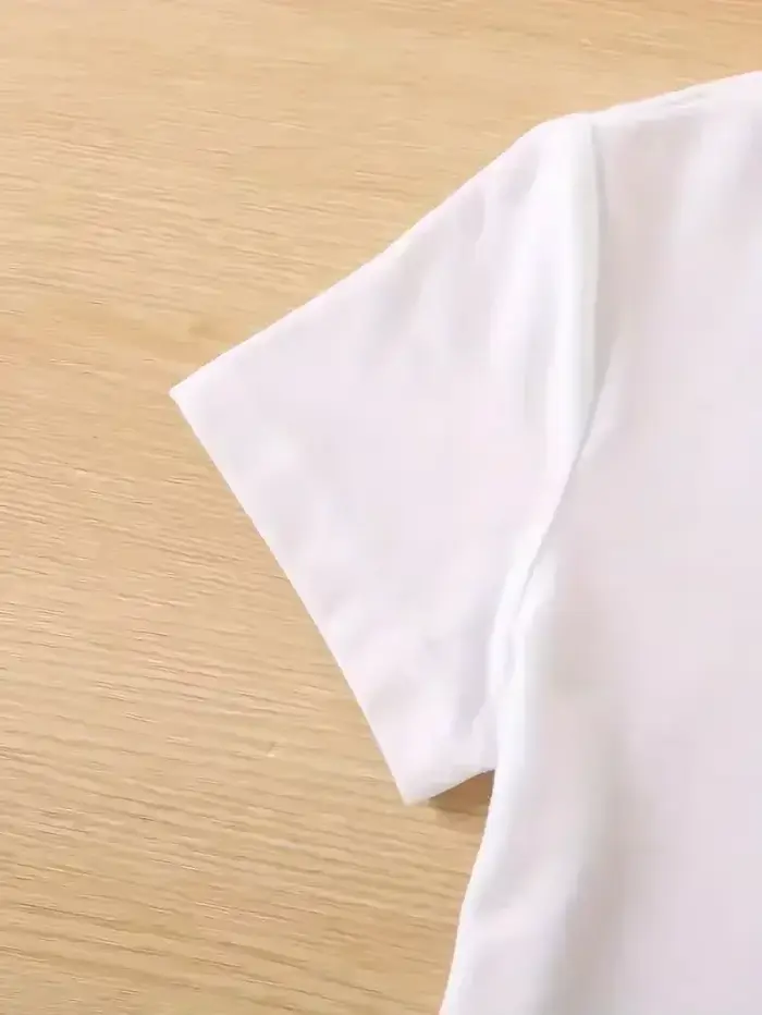 Chemise femme régulière étoile lune imprimé à manches courtes