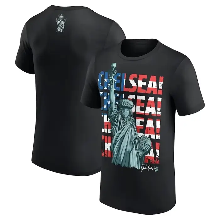 T-shirts en pur coton pour hommes et femmes en 2025, avec des statues vertes Chelsea de haute qualit