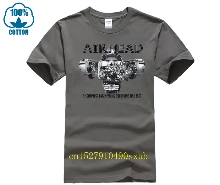 Airhead Boxer Engine Runder T-shirt Heather pour hommes