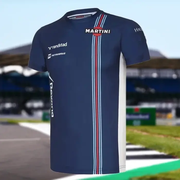 T-shirt décontracté respirant à manches courtes pour pilotes de course et passionnés de sports extrêmes