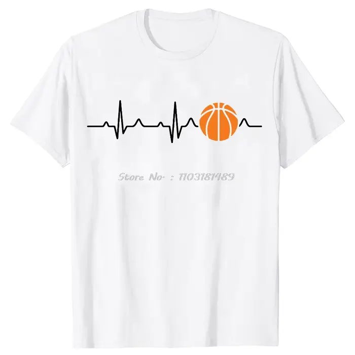 Hommes vêtements basket-ball battement de coeur t-shirt