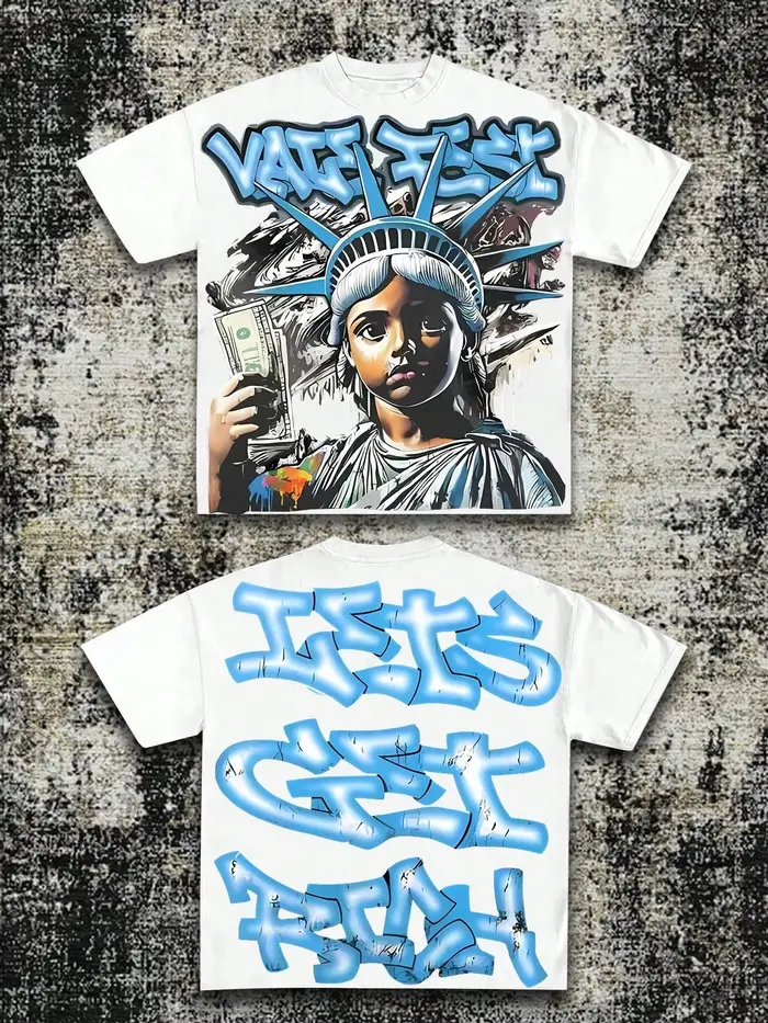 Nouveau T-shirt Homme Été 2026 avec Impression de Motif Lettres 3D – Décontracté, Tendance, Conforta