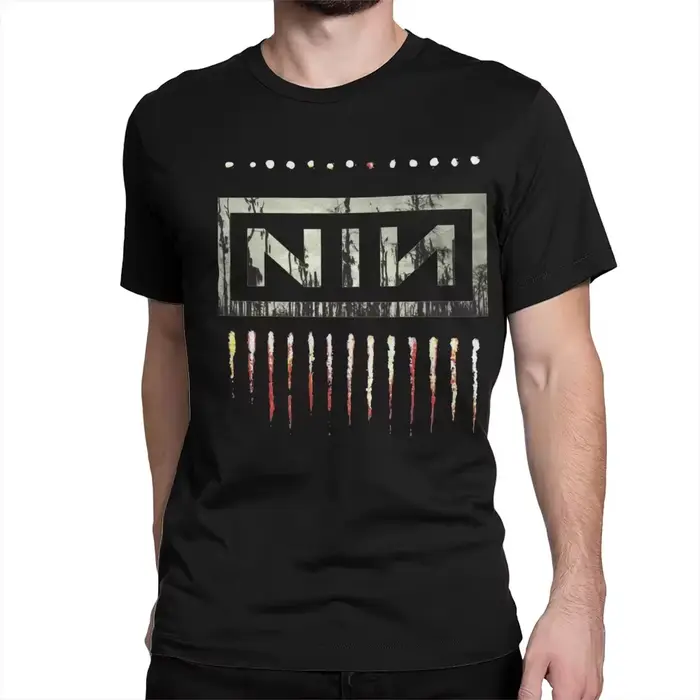 Nine pouces ongles NIN Rock Band vêtements hommes femmes coton T-shirt