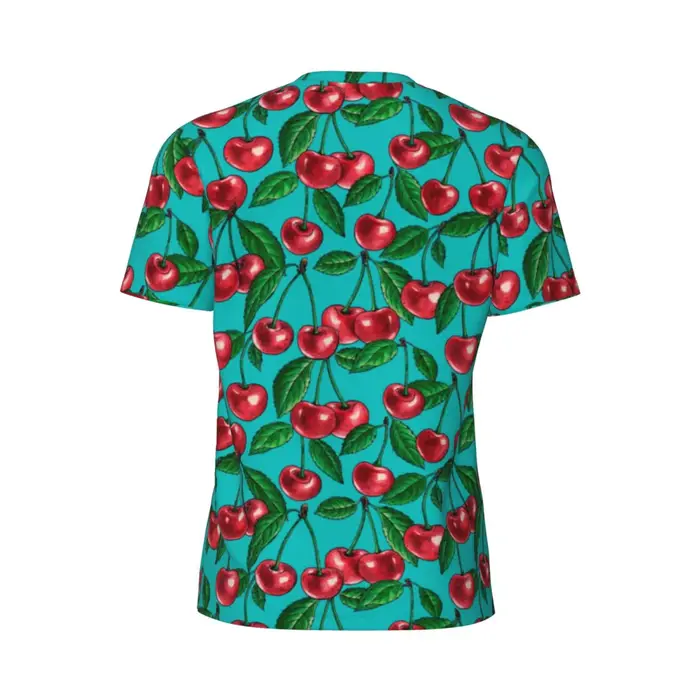 T-shirt de course à col rond pour hommes