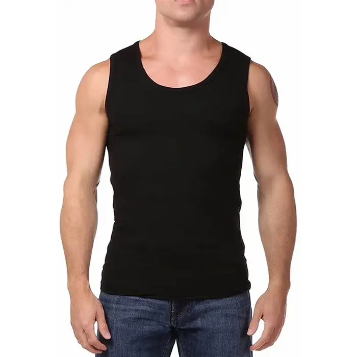 100% laine mérinos hommes débardeur chemise sans manches couches de base doux à côté de la peau confortable à l'extérieur
