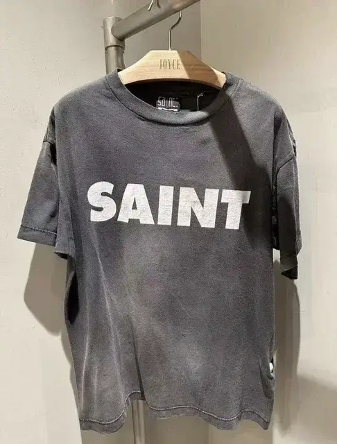 T-shirt imprimé avec personnage de dessin animé SAINT MICHAEL pour hommes et femmes, T-shirt lavé de