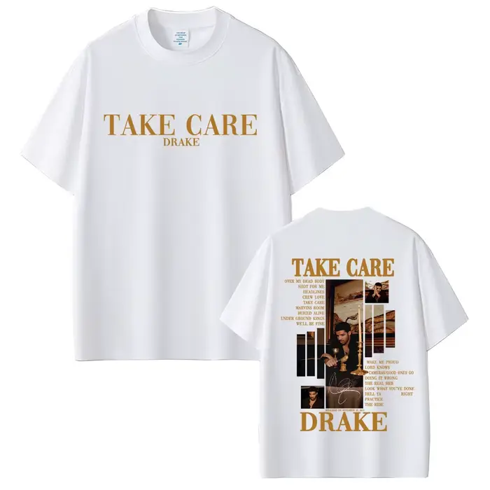 Rappeur Drake prendre soin Album graphique T-shirt hommes femmes Hip Hop mode Pop musique