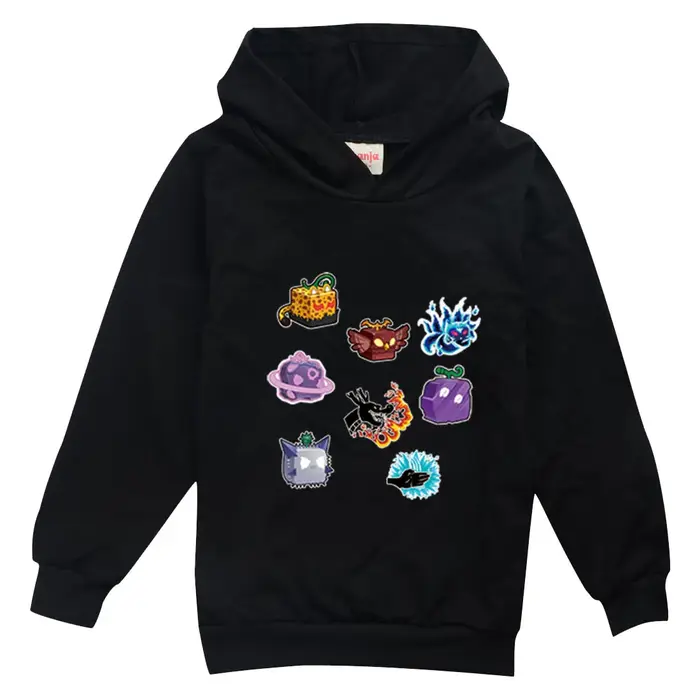 Sweat à capuche imprimé fruits Blox pour enfants