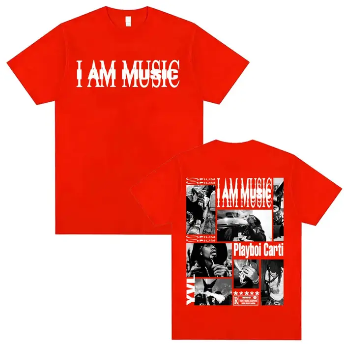 T-shirt en coton pour hommes, vêtements hip-hop, vintage des années 90, avec logo de l'album I AM TI