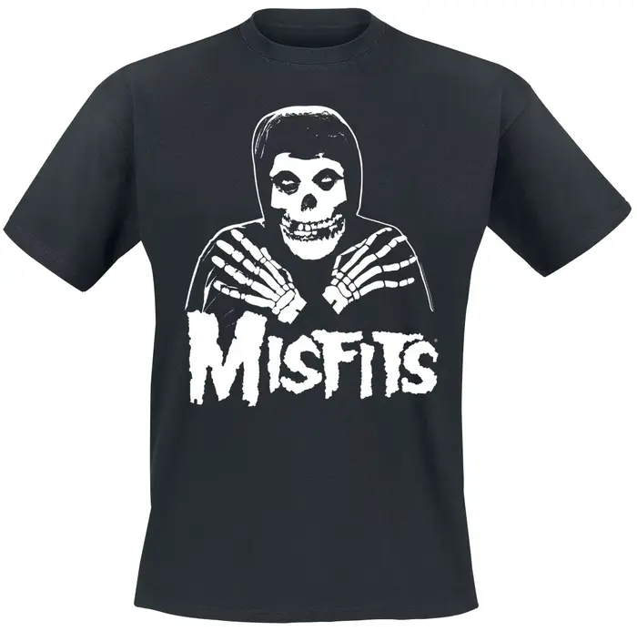 T-shirt unisexe en coton Misfits à manches courtes, style décontracté et vintage, marque de mode de 