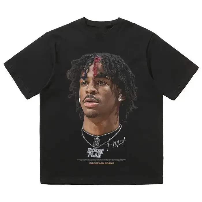 T-shirts Oversize Homme Imprimés Basketball Streetwear Américain Manches Courtes Hip-Hop Y2K Décontractés Col Rond Hauts Cool pour Garçons