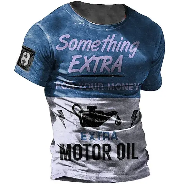 T-shirt de course de moto rétro pour hommes, impression 3d, Sports extrêmes en plein air, séchage ra