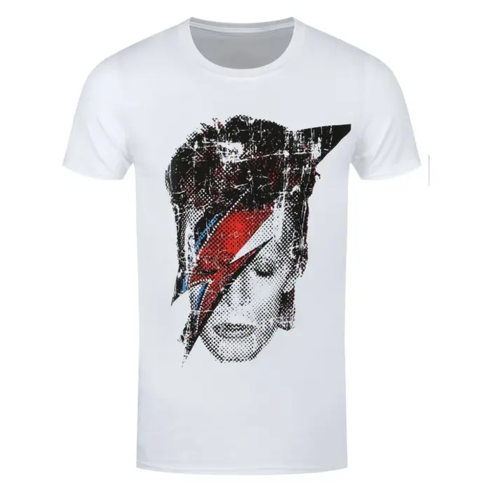T-shirt en coton avec motif David Bowie, unisexe, à manches courtes, de marque, à la mode, de luxe, 