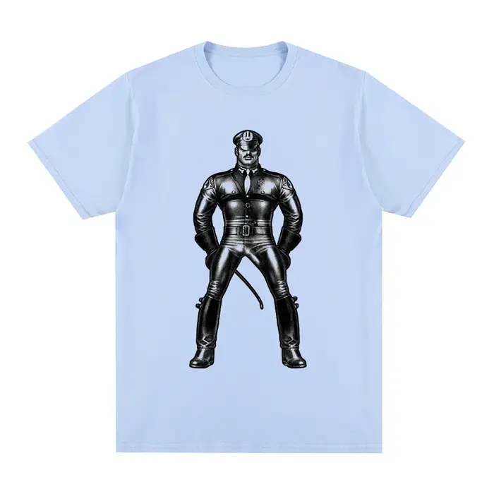 TOM OF FINLAND-T-shirt vintage en coton pour hommes et femmes, haut LGBT Income Y Rainbow Pride, nou