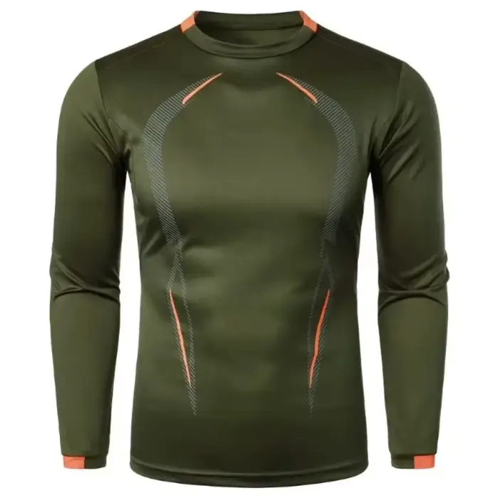 T-shirt à manches longues pour homme, séchage rapide, léger, respirant, coupe ample, vêtements de sp