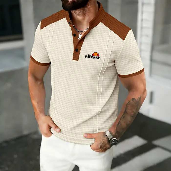 Polo Henley Premium pour Homme