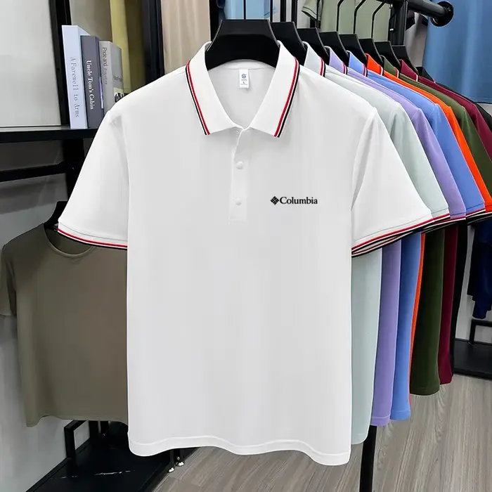 Nouveau Polo Décontracté Sportif Respirant pour Homme