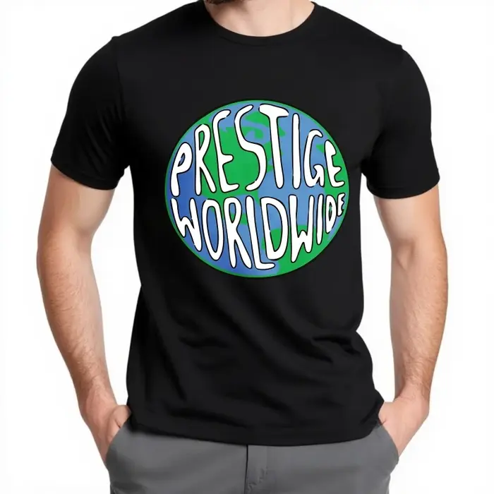 T-shirt homme chemise en coton Hip-hop été pour hommes t-shirt Prestige dans le monde entier Globe c