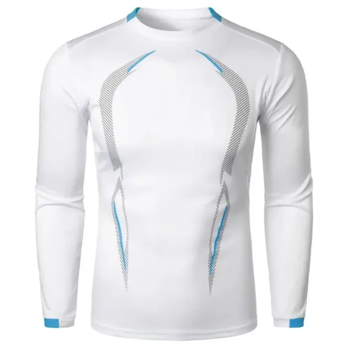 T-shirt à manches longues pour hommes, léger et respirant, à séchage rapide, Streetwear, surdimensio
