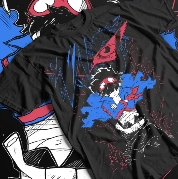 T-shirt Tengen Toppa, Gurren Lagann Kamina Anime Simon Gift Shirt