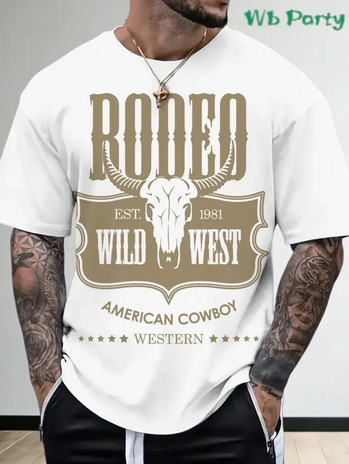 T-shirts graphiques Texas Longhorn pour hommes