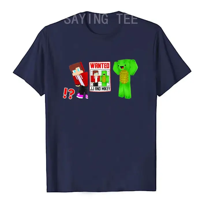 JJ et Mikey recherché jal T-Shirt Premium Humor drôle Gamer graphique tenue garçons mode disant
