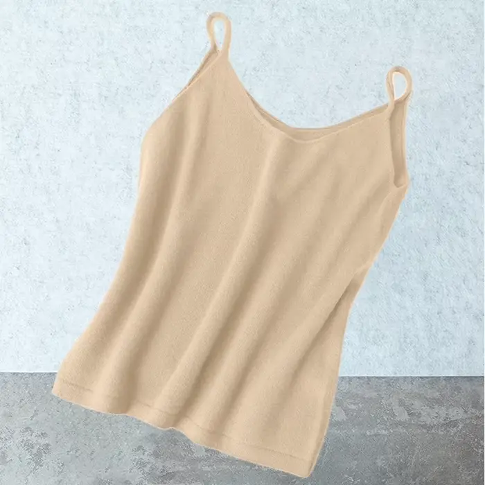 Gilet pull 100% laine pour femmes, automne-hiver, sans manches, couleur unie, haut Camisole tricoté 
