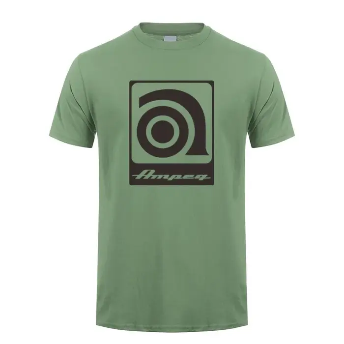 Ampeg musique Logo t-shirt hommes coton été à manches courtes drôle hauts