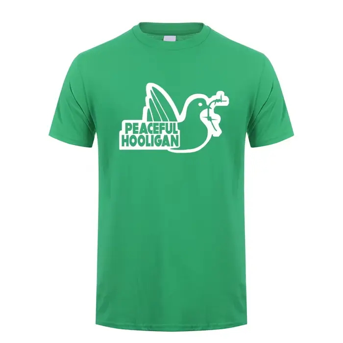 Paceful Hooligan t-shirt été hommes coton drôle T-Shirts T-Shirts à manches courtes haut homme vêtem