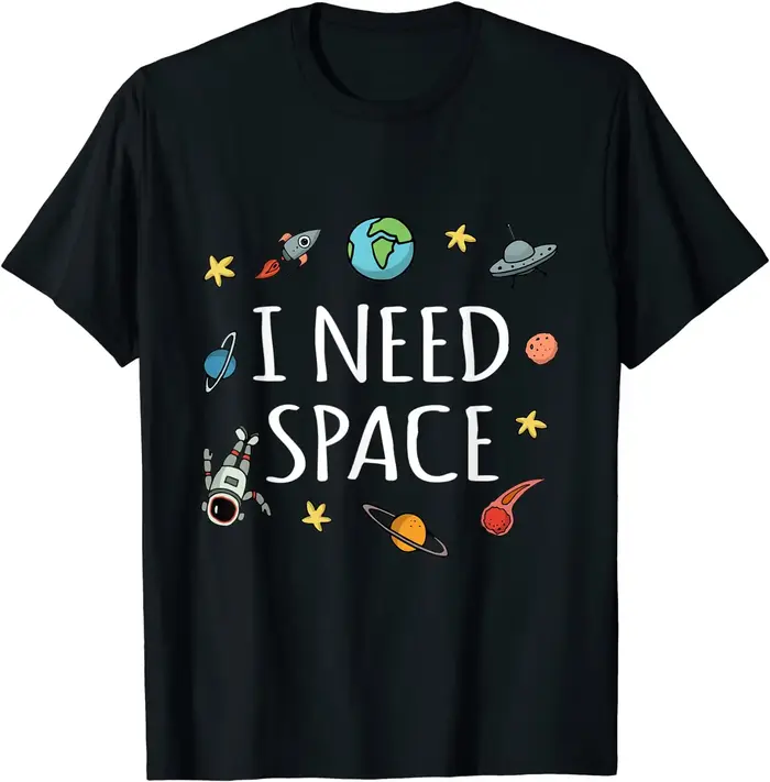 T-shirt pour femmes avec impression d'astronomie et de sciences, humoristique, à manches courtes, co