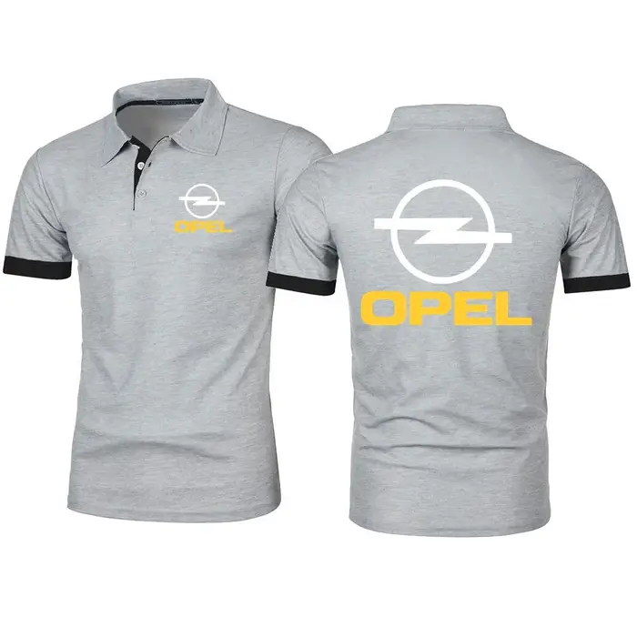 Polo à manches courtes pour hommes, Polo OPEL Économie de voiture, POKubLapel Y-Tee Taille S-8XL