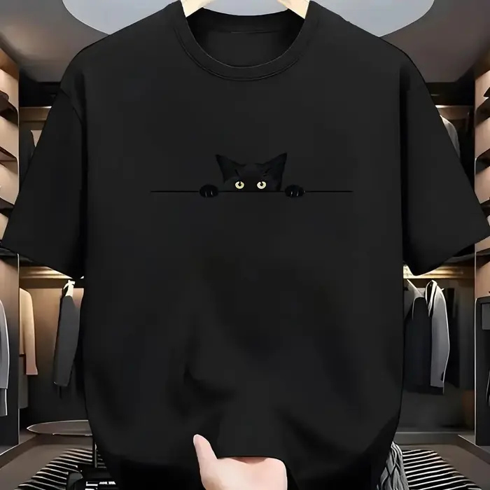 T-shirt à col rond pour hommes