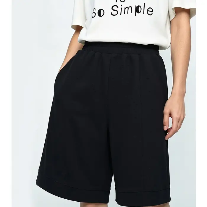 T-shirt à manches courtes Amii, nouvelle collection été 2026, col polo brodé, haut décontracté, shor