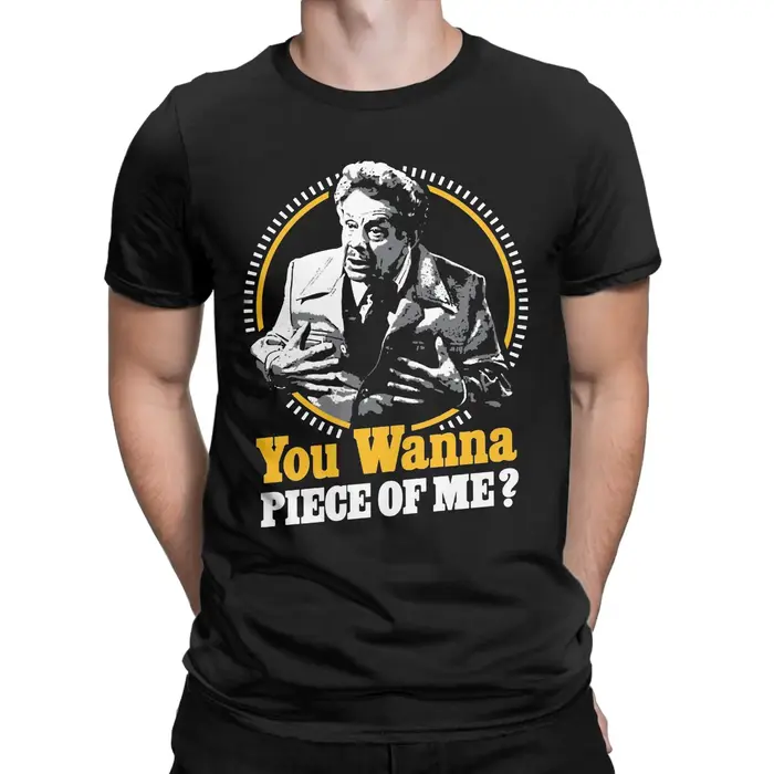 T-shirt pour hommes Vous veux morceau de moi! Seinfeld humoristique 100% coton t-shirt à manches cou