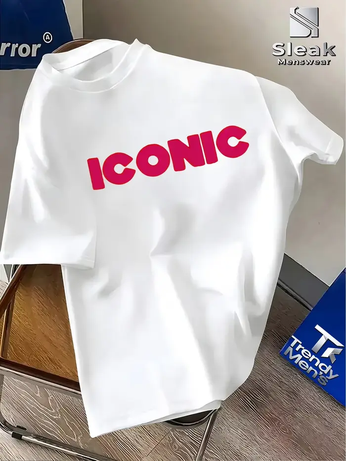 T-shirt graphique iconique pour homme