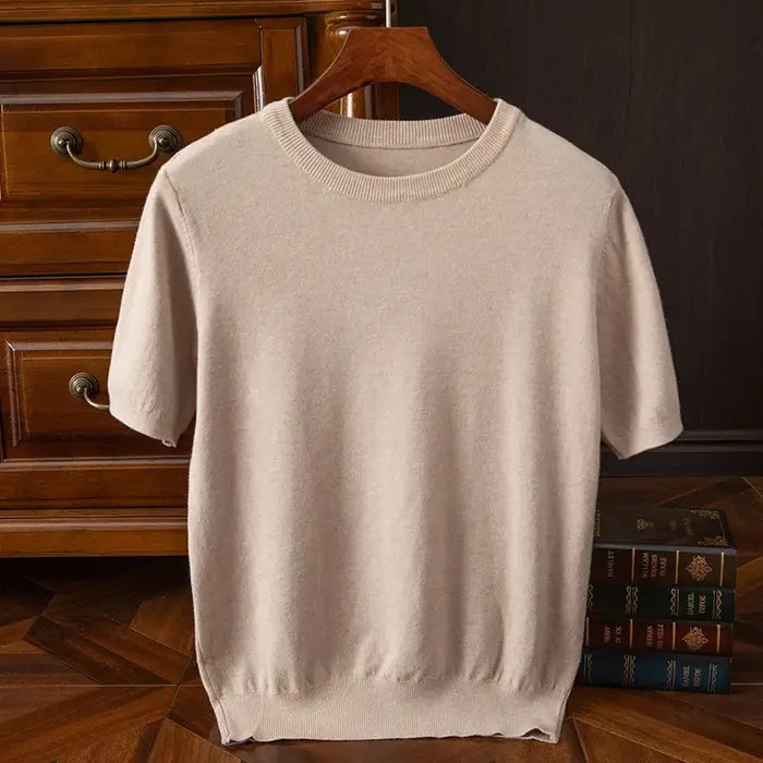 Smile Fine Mer37Wool Base Layer T-Shirt for Men