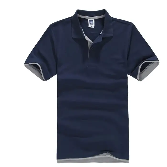 Polo en pur coton à manches courtes pour hommes