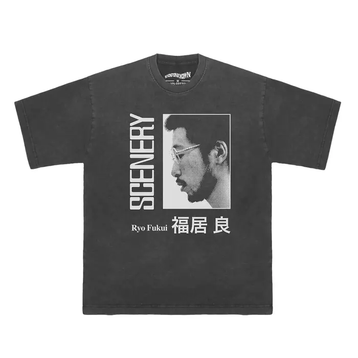 Ryo Fukui T-Shirt paysage japonais Bop Modal Jazz Mtume Usip Ensemble Weldon Irvine Shamek Farrah chemise à manches courtes pour hommes
