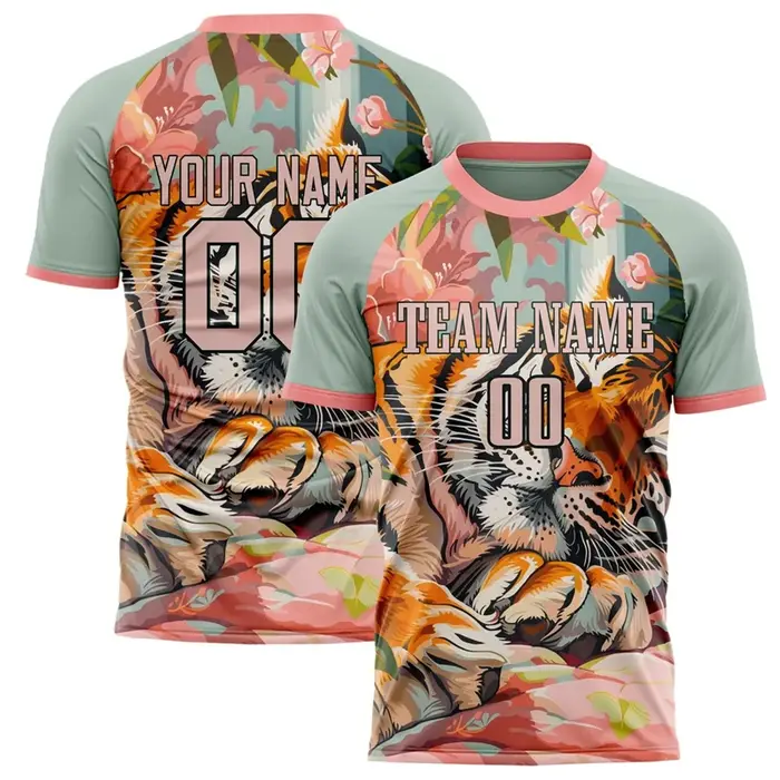 Nom de l'équipe personnalisé numéro nom T-shirt de Football