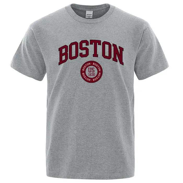 T-shirt en coton imprimé pour hommes