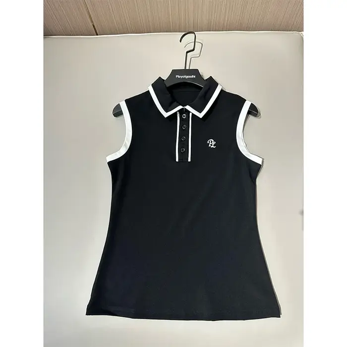 Nouveau débardeur de golf sans manches pour femme