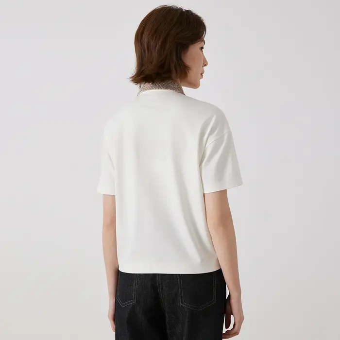KL3158L col Polo femme léger luxe mixte coton pull T-Shirt confortable respirant décontracté haut tendance pour dames