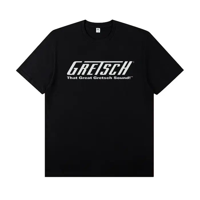 Gretsch guitare électrique Instrument périphérique T-shirt à manches courtes groupe de Rock plomb chanteur pratique