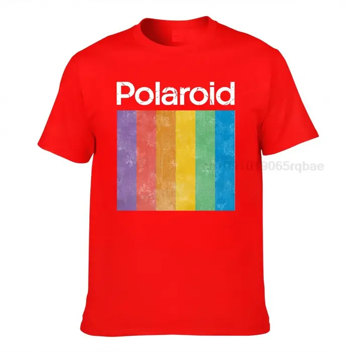 POLAROID t-shirt appareil Photo photographie instantanée rétro Vintage Logo Look années 70 80