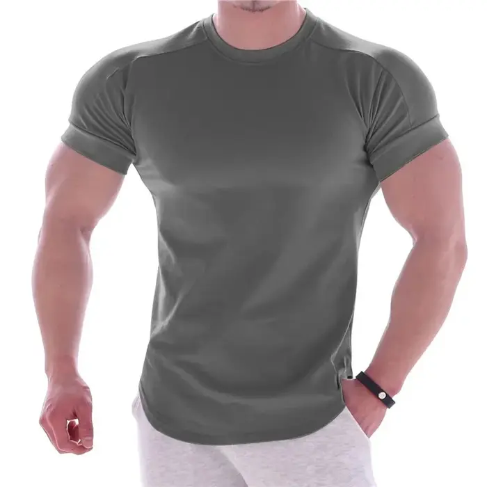 2024 T-shirt de sport d'été hommes gymnases à manches courtes
