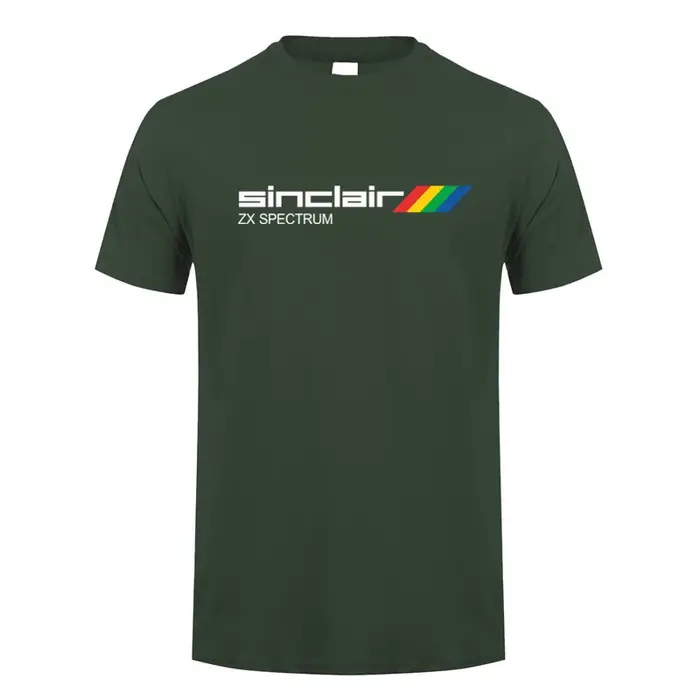 Sinclair Zx spectre T-shirt hauts été à manches courtes coton homme