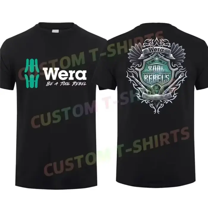 T-shirt décontracté pour hommes, avec image Wera Tools, manches courtes, 100% coton, S-3XL, cool, en
